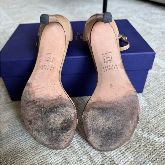 Stuart Weitzman Nudistsong Heels Sz 6.5 - Picture 4 of 6